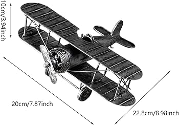 Amazon | Generic 小型複葉機模型 ダイキャストメタル飛行機 飛行機